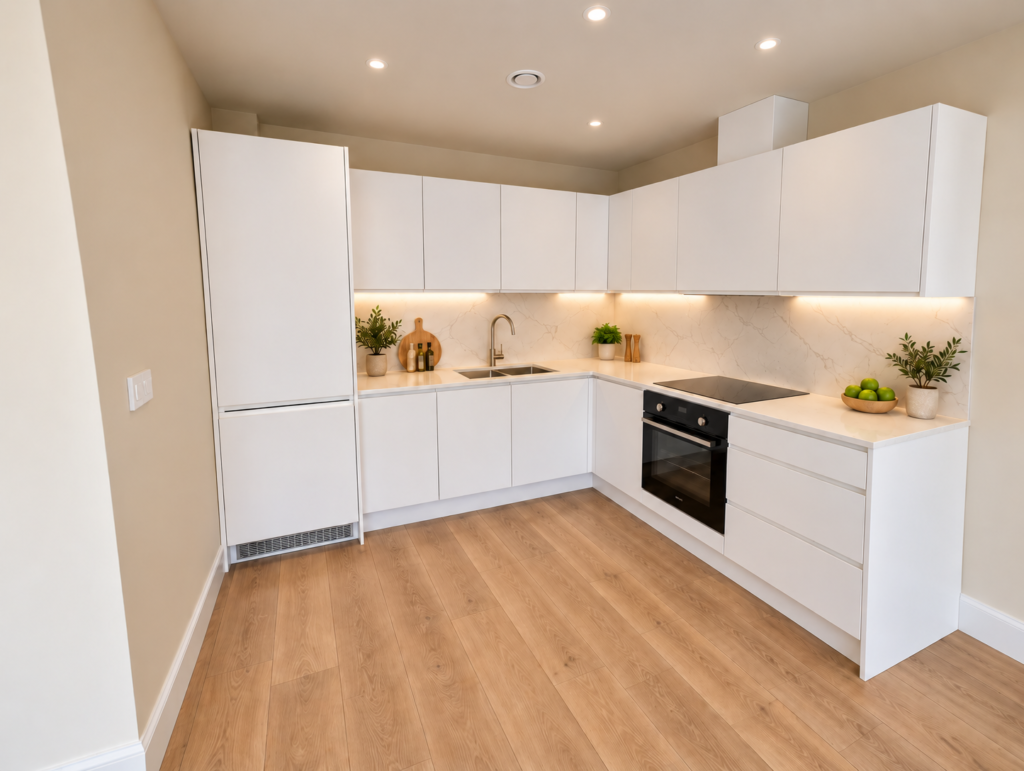 Kitchen installation in Welling by TN Construction